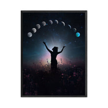 Load image into Gallery viewer, Balancing the Phases 18X24 Inch Poster Print for Space Art Fans, for home decor and room design
